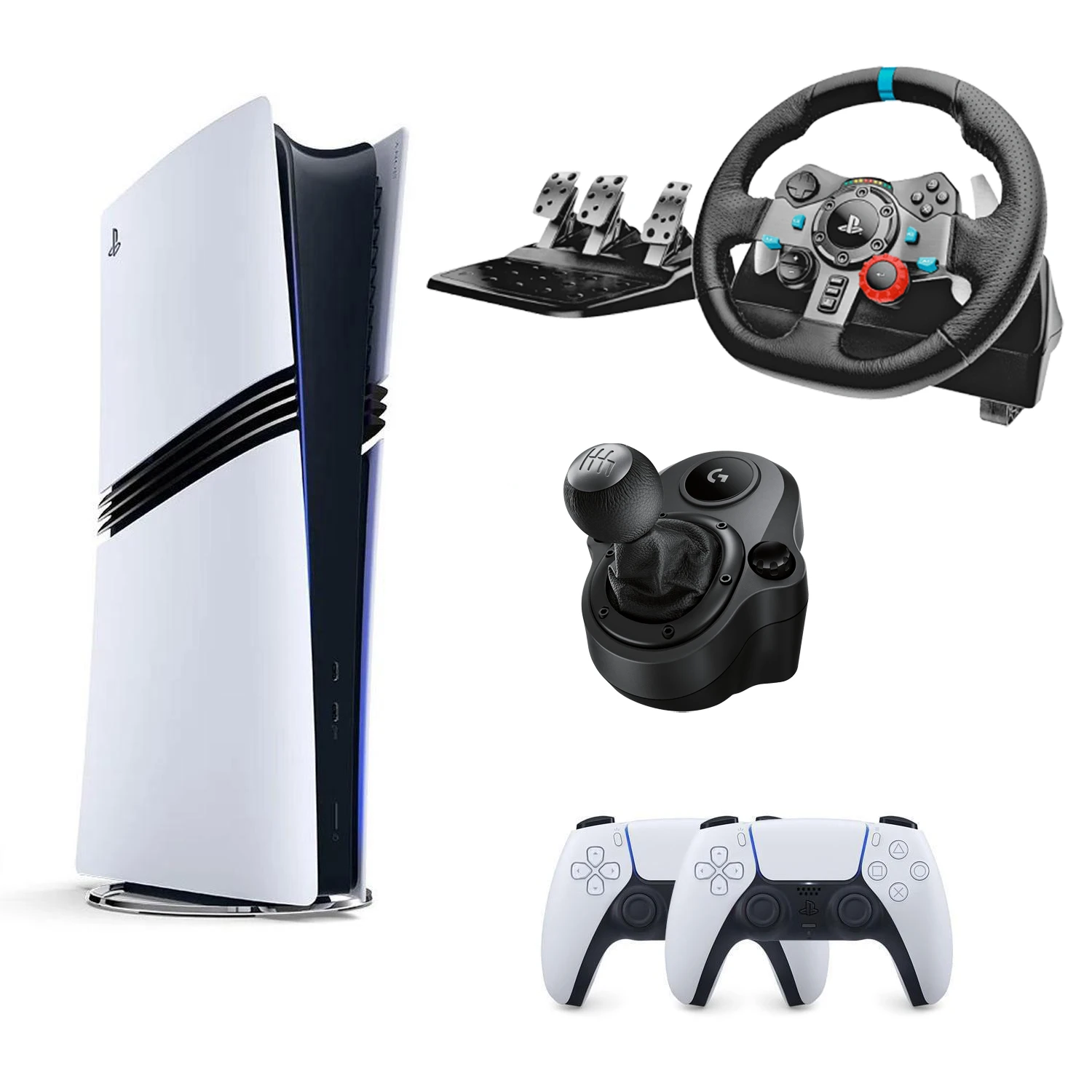 SONY PLAYSTATİON 5 PS5 PRO 2TB + 2.KOL + SHİFTER + LOGİTECH G29 DİREKSİYON OYUN KONSOLU