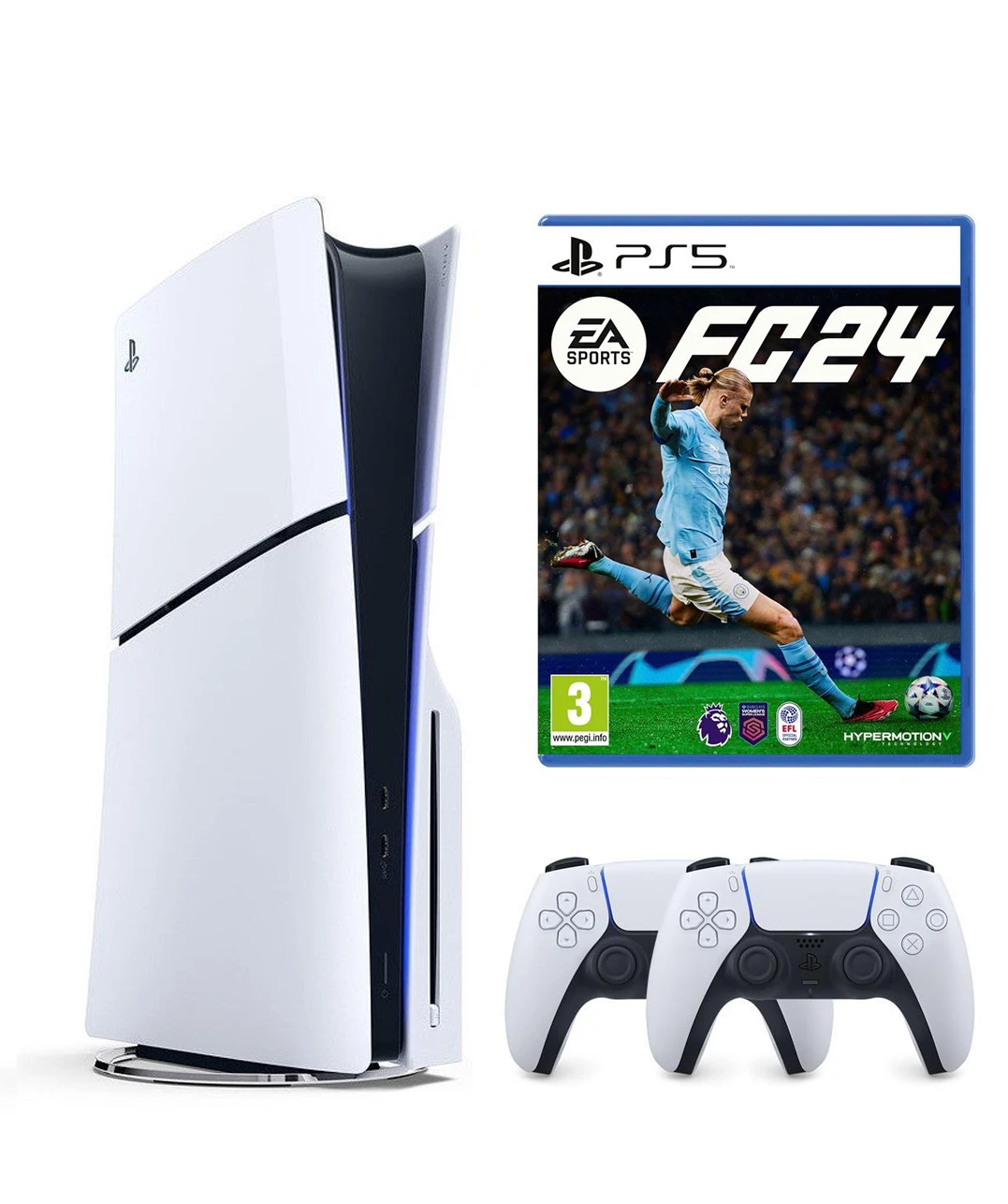 SONY PLAYSTATİON 5 PS5 SLIM CD Lİ + 2.KOL + FC 24 OYUNU (İTHALATÇI GARANTİLİ)