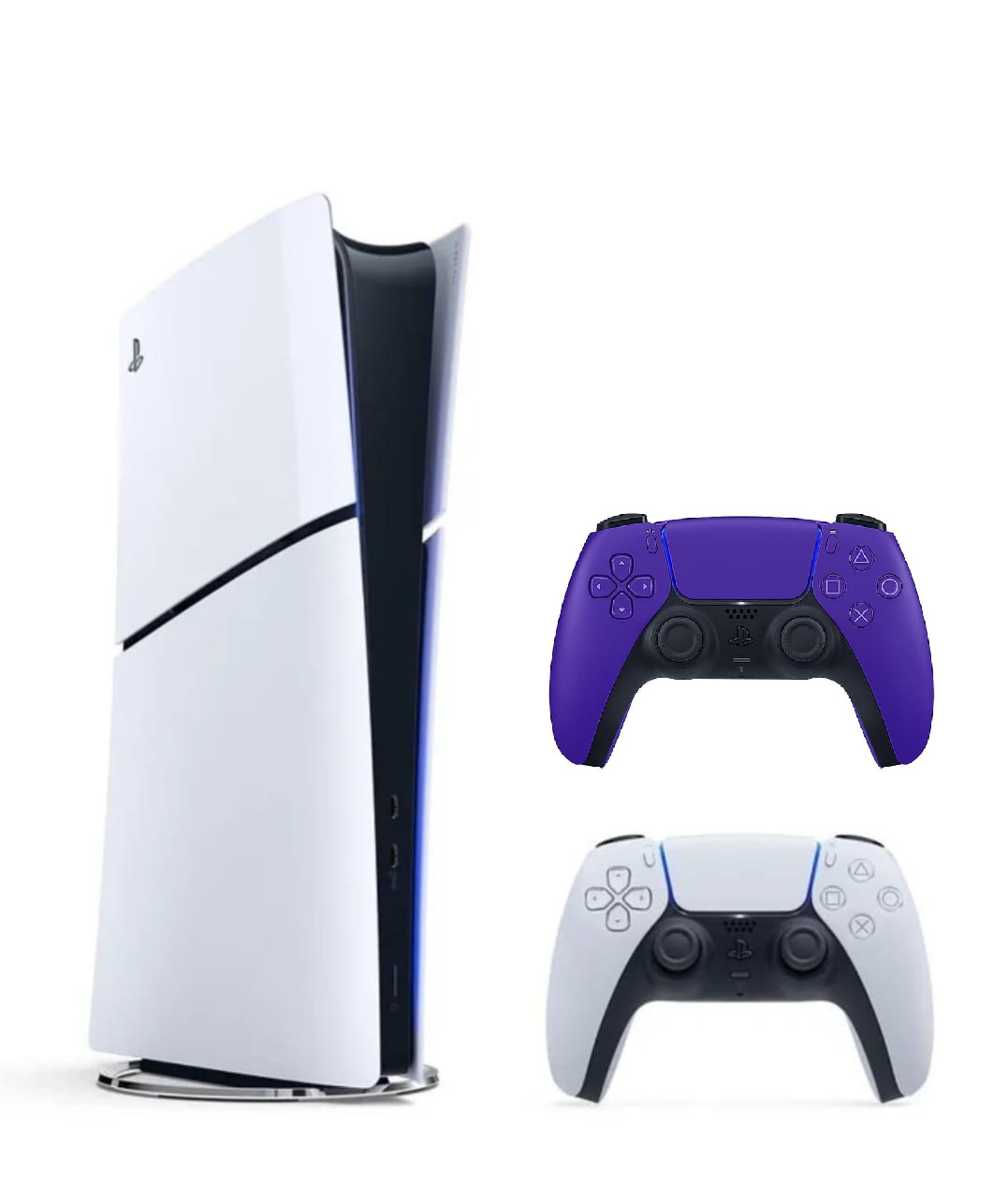 SONY PLAYSTATİON 5 PS5 SLIM DİGİTAL EDİTİON + 2.KOL DUALSENSE WİRELESS KOL - GALAKTİK MOR  (İTHALATÇI GARANTİLİ)