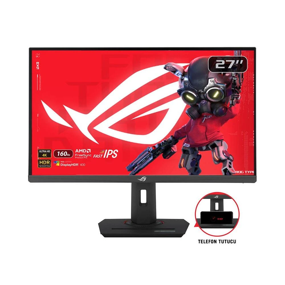 (2. EL 30 AY GARANTİ) Asus ROG Strix XG27UCG 27" 1 ms 4K 160 Hz - Full HD 320 Hz Pivot IPS Oyuncu Monitörü
