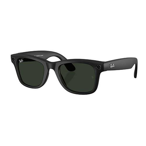 TEŞHİR RAY-BAN META WAYFARER AKILLI GÖZLÜK MAT SİYAH ŞEFFAF GRAFİT YEŞİL TRANSİTİONS CAM RENGİ RW4006
