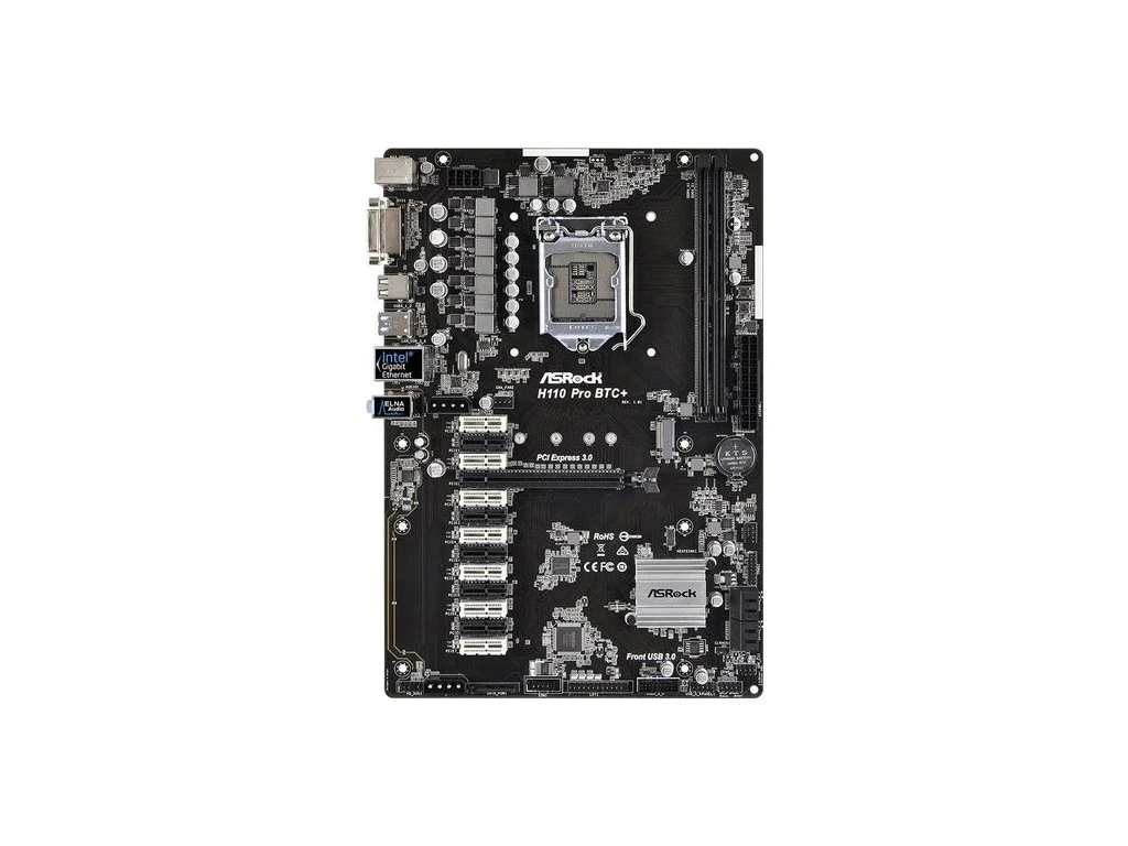 2. El Asrock H110 Pro BTC+ Intel LGA1151 DDR4 ATX Anakart