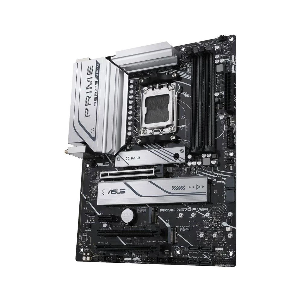 2. EL ASUS PRİME X670-P AMD AM5 DDR5 ATX ANAKART (3 AY GARANTİ ARKA AYNA YOK)