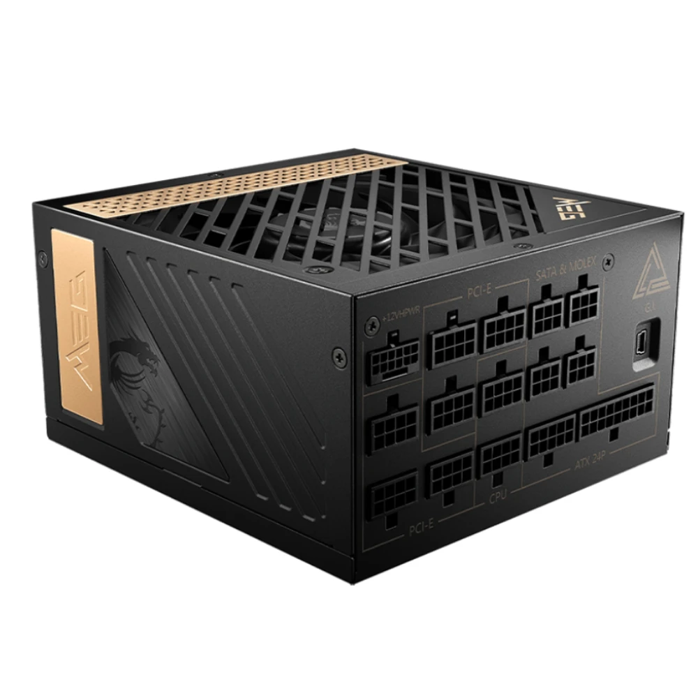 2. EL MSI MEG AI1300P PCIE5 1300W 80+ PLATİNUM FULL MODÜLER 120MM FANLI PSU