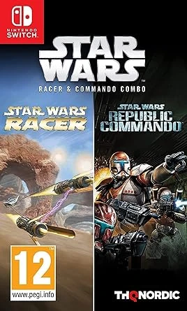 2. EL NINTENDO  SWITCH OYUNU STAR WARS RACER VE COMMANDO COMBO OYUN