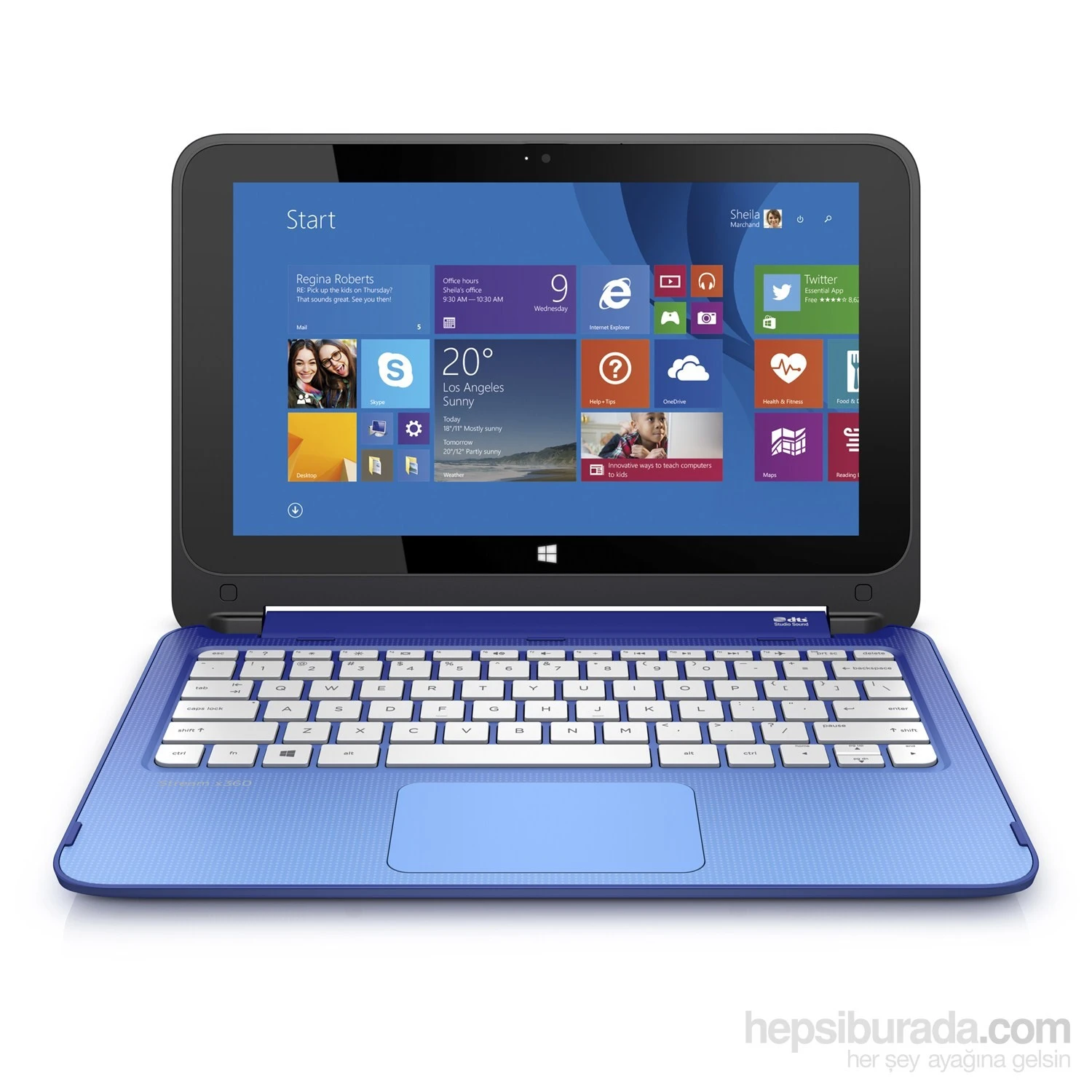 2.EL HP STREAM X360 CELERON N2840 / 2 GB / 32GB SSD DOKUNMATIİK NOTEBOOK