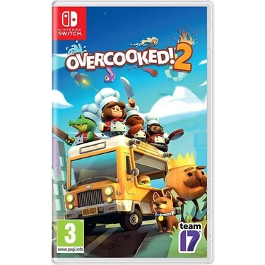 2.EL NINTENDO SWITCH OYUN OVERCOOKED 2 OYUN