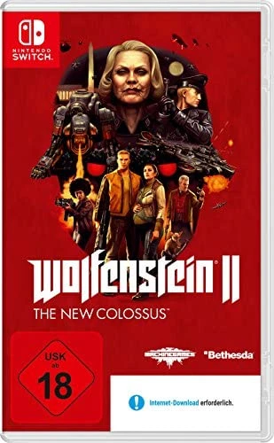 2.EL NINTENDO SWITCH OYUN WOLFENSTEIN THE NEW COLOSSUS