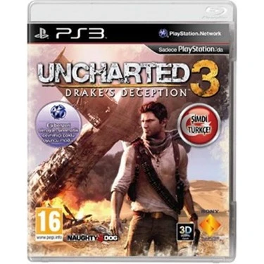 2.EL PS3 OYUN UNCHARTED 3 DRAKE"S DECEPTION