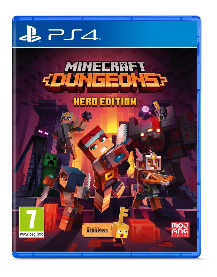 2.EL PS4 OYUN MINECRAFT DUNGEONS HERO EDITION