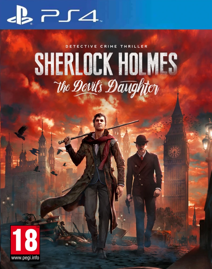 2.EL PS4 OYUN SHERLOCK HOLMES THE DEVILS DAUGHTER