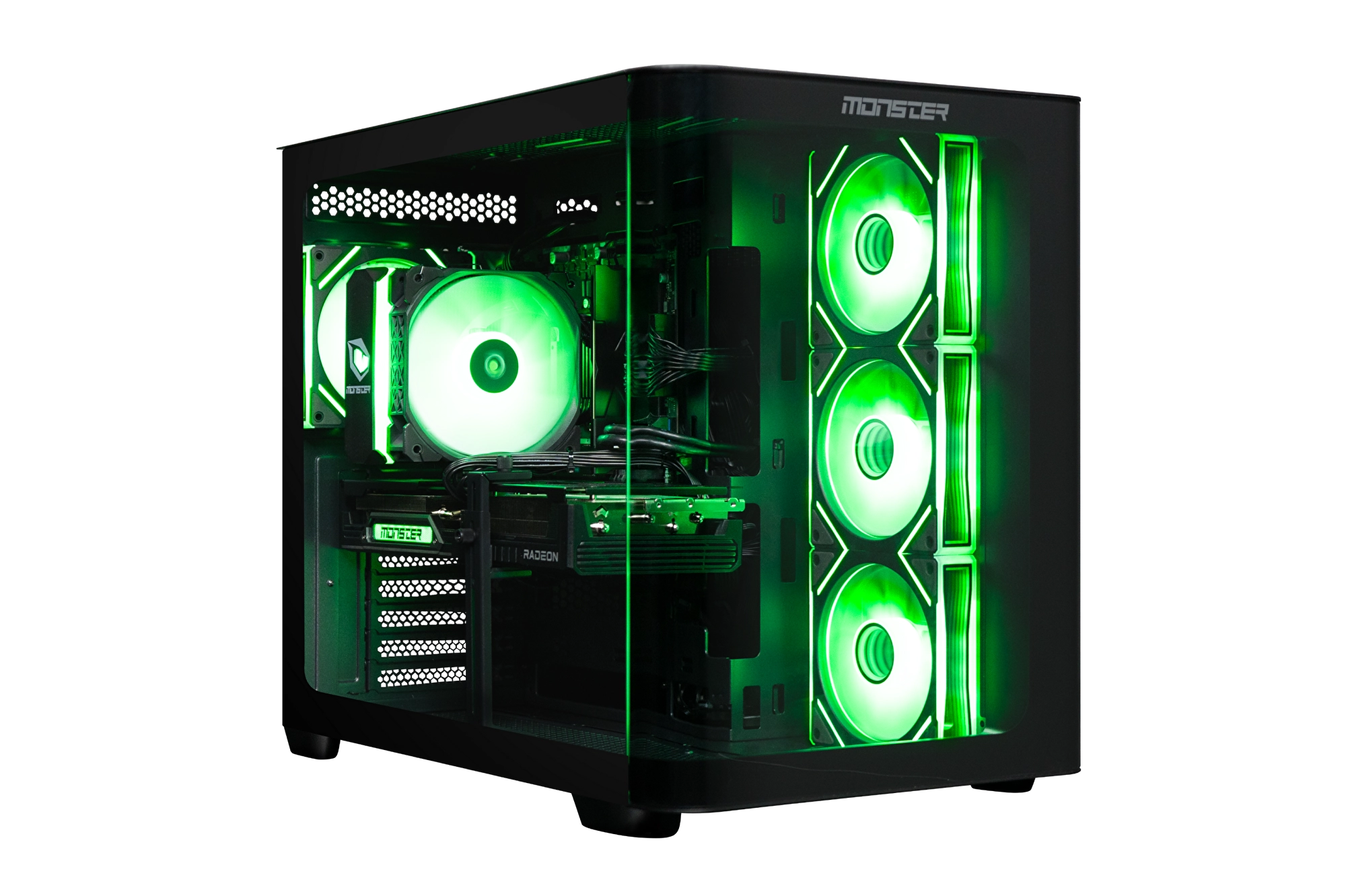 2.EL Monster Tulpar TD3 V1.9.6.3 Intel i5 14400F 16 GB 1TB Rx9060 XT Windows 11 Masaüstü Oyun Bilgisayarı Siyah