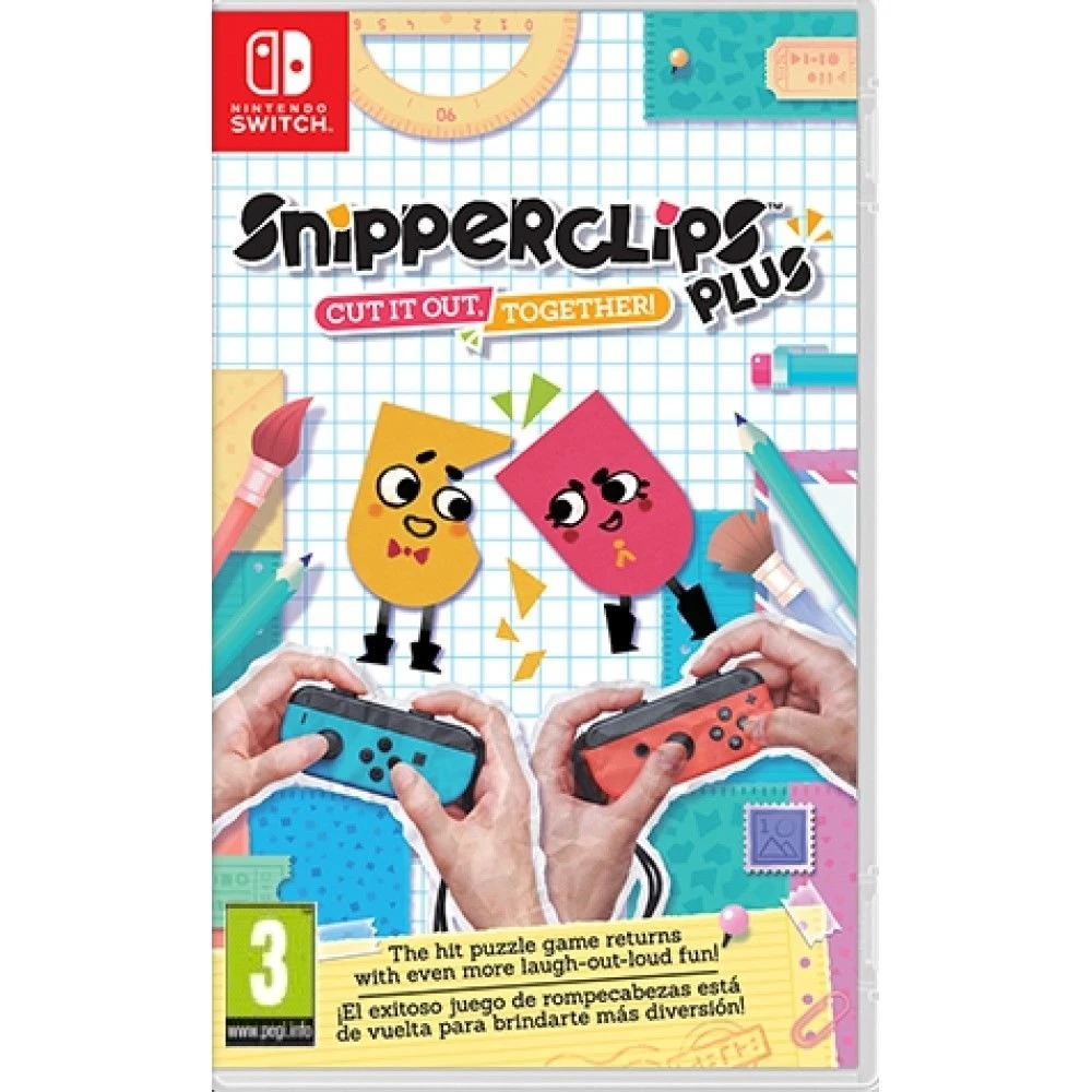 2.EL NINTENDO SWITCH GAME NS SNİPPERCLİPS PLUS