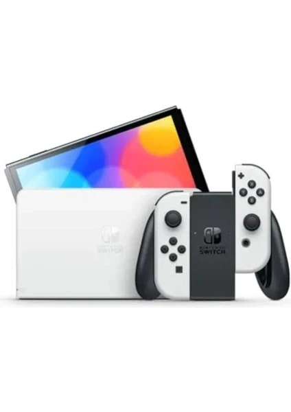 2.EL NINTENDO SWITCH OLED BEYAZ 128 GB OYUN YÜKLÜ KONSOL