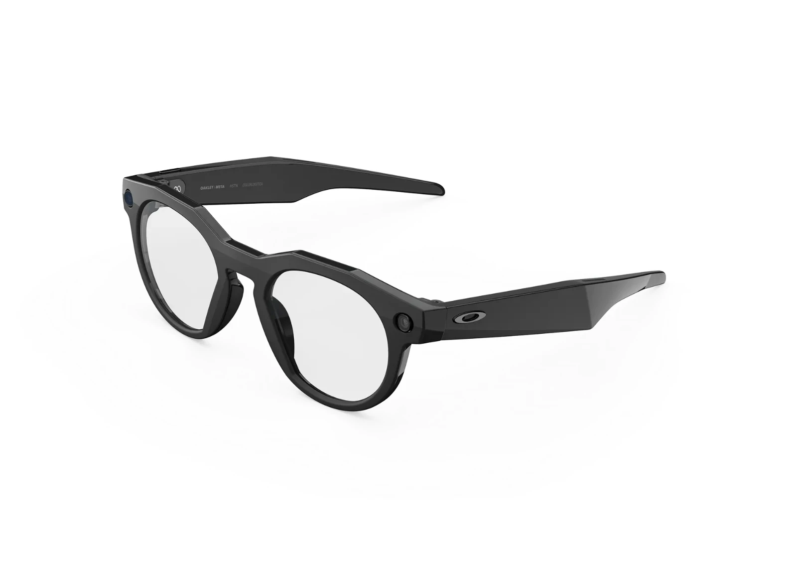 2.EL OAKLEY META HSTN BLACK CLEAR LENS/00W8002