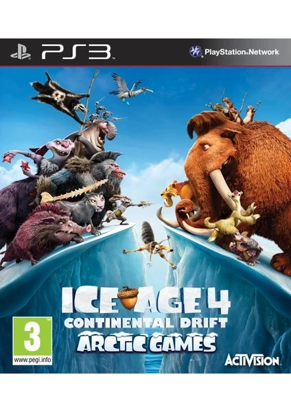 2.EL PS3 OYUN ICE AGE 4 CONTINENTAL DRIFT