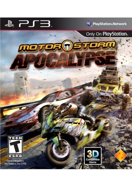 2.EL PS3 MotorStorm Apocalypse Oyun