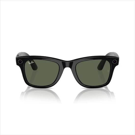 2.El Ray Ban Meta Wayfarer RW4006 601/71 Parlak Siyah-Yeşil Akıllı Gözlük En Popüler Akıllı Gözlük