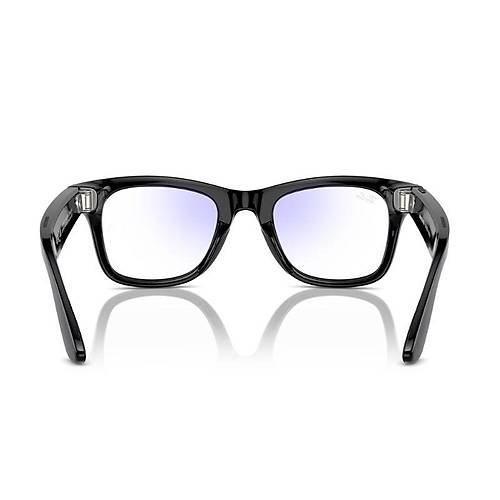 2.EL RAYBAN META WAYFARER AKILLI GÖZLÜK SİYAH ŞEFFAF MAVİ IŞIK FİLTRELİ