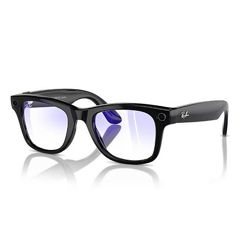 2.EL RAYBAN META WAYFARER AKILLI GÖZLÜK SİYAH ŞEFFAF MAVİ IŞIK FİLTRELİ
