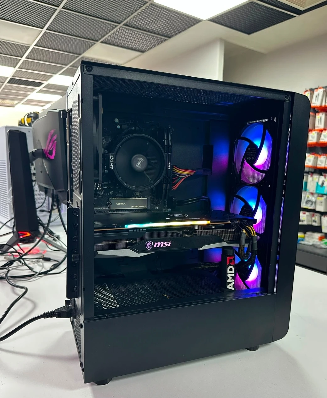 2.EL Ryzen 5600 - MSI B450M-A Pro Max II - 16 GB Ram - Msı Rx 6800 Trio - 1 TB M2 SSD - 650w Thermaltake Psu Kasa