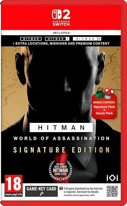2.EL SWITCH 2 OYUN HITMAN SIGNATURE EDITION