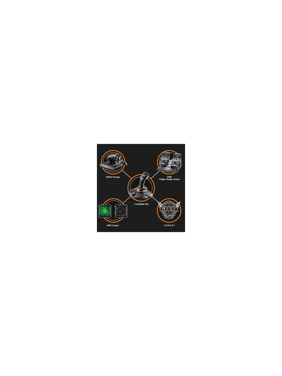 2.EL Thrustmaster T.16000M Fcs Flight Stick Joystick