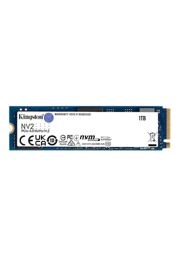 2.EL KİNGSTON NV2 SNV2S/1000G 1 TB PCIE 4.0 NVME M.2 SSD