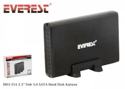 EVEREST HD3-354 USB 3.0 SATA 3.5 HDD KUTU