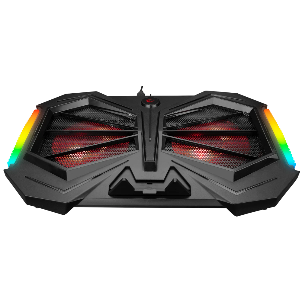 ADDİSON RAMPAGE AD-RC11 SPIDER SİYAH 2 FAN 2 USB RGB IŞIKLI 15-17 NOTEBOOK SOĞUTUCU STAND