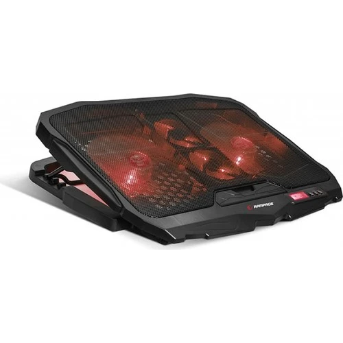 Addison Rampage AD-RC4 Siyah 2*125mm+2*70mm Işıklı Fan 15-17 Notebook Soğutucu Stand