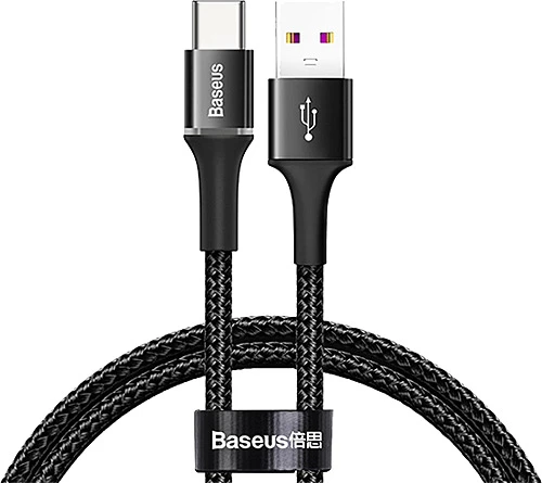 BASEUS CAFULE HW USB TYPE C40W HIZLI ŞARJ USB KABLO HALAT KABLO SİYAH