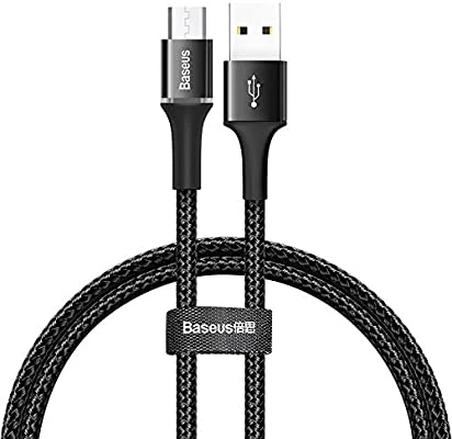 BASEUS CATGH-B01 HALO RGB TYPE-C 3A 1MT KABLO SİYAH