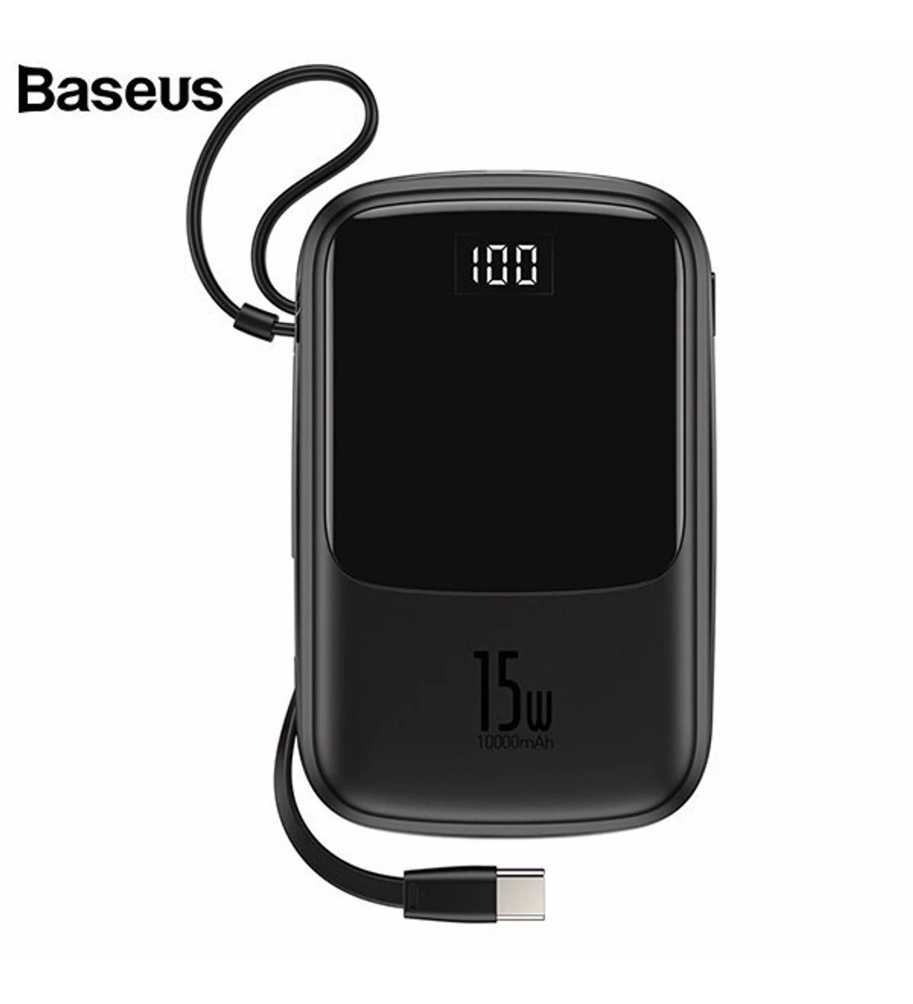 BASEUS Q POW 3A TYP-C 10000 MAH POWERBANK SİYAH