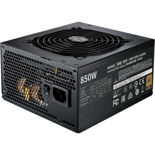 COOLER MASTER 850W 80+ GOLD MWE V2 MPE-8501-AFAAG-EU 12 CM FANLI TAM MODÜLER POWER SUPPLY