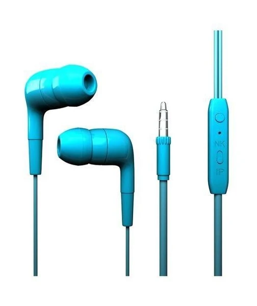 DEXIM DAKSE0001-BL MİKROFONLU KULAKİÇİ KULAKLIK MAVİ