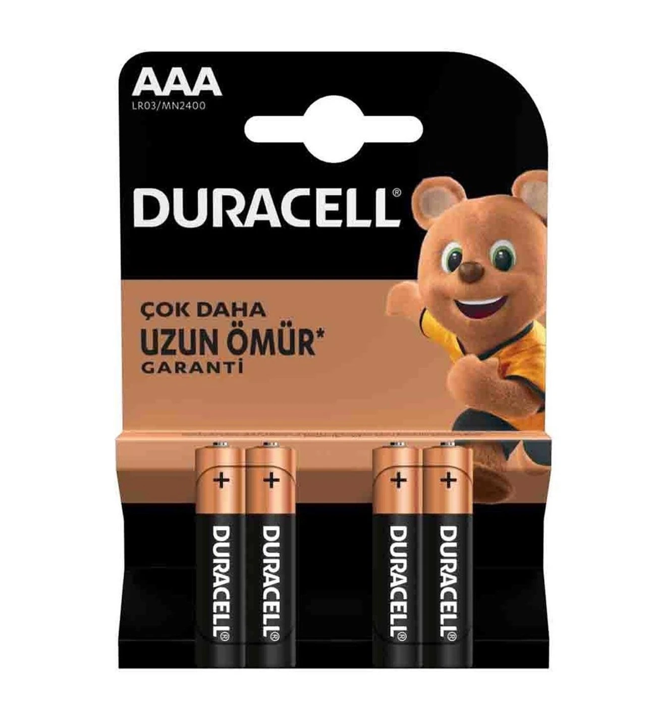 DURACELL 4' LÜ PAKET LR03-MN2400 AAA İNCE PİL