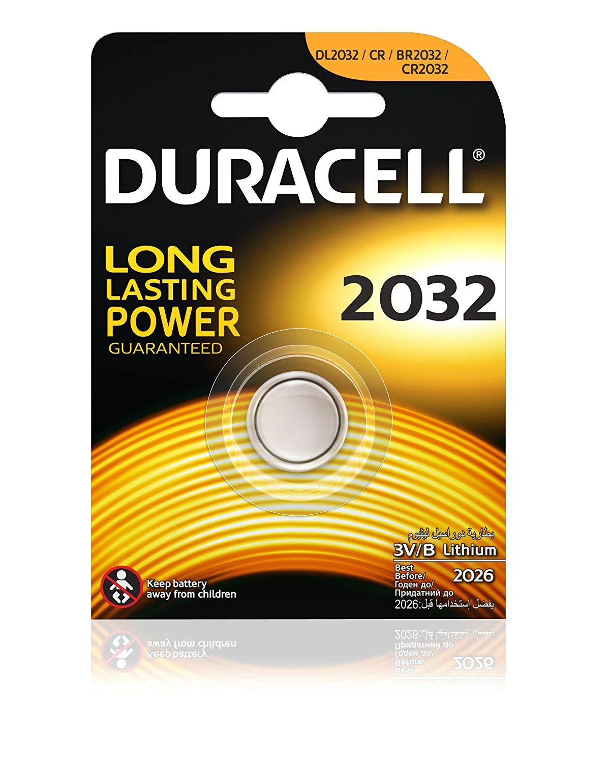DURACELL DL/DC 2032 LİTYUM 3 VOLT TEKLİ PİL