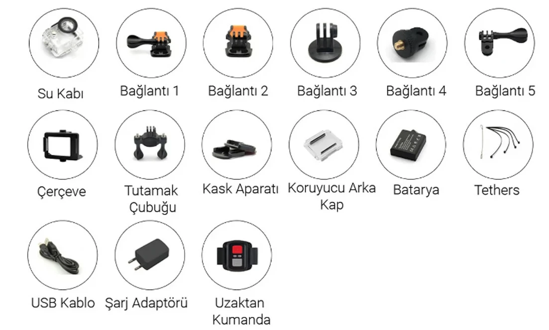 EKEN H9R 4K ULTRA HD WİFİ AKSİYON KAMERASI İOS/ANDOİD - KUMANDALI