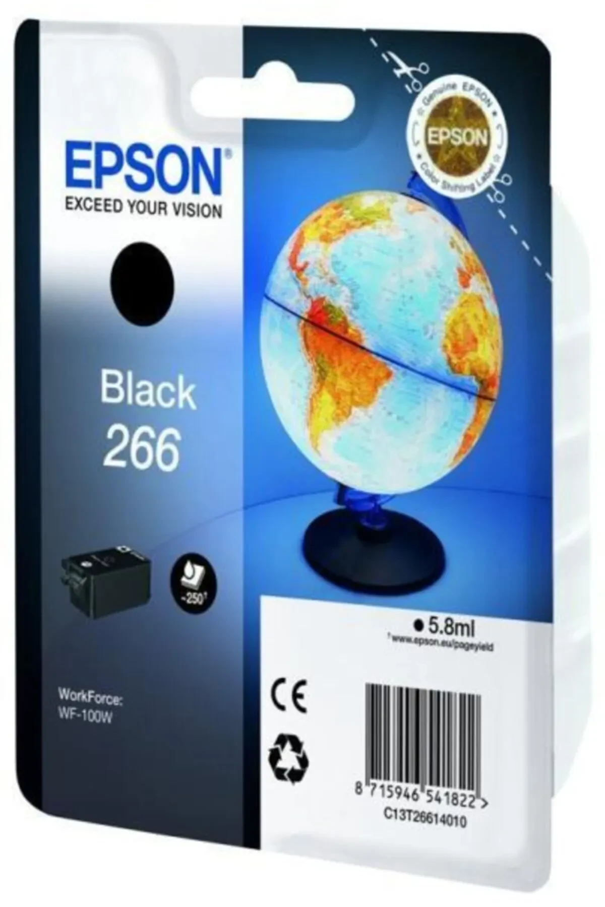 EPSON 266 T266140 SİYAH KARTUŞ WF-100W