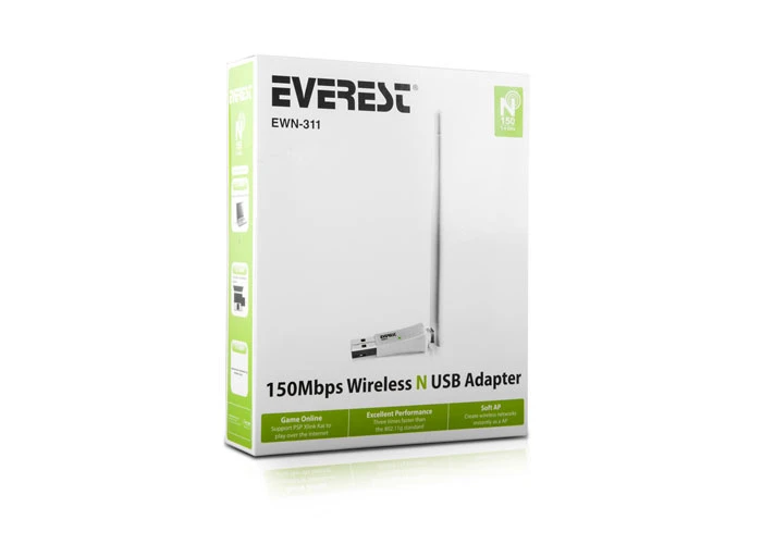 EVEREST EWN-311 150 MBPS USB KABLOSUZ ADAPTÖR