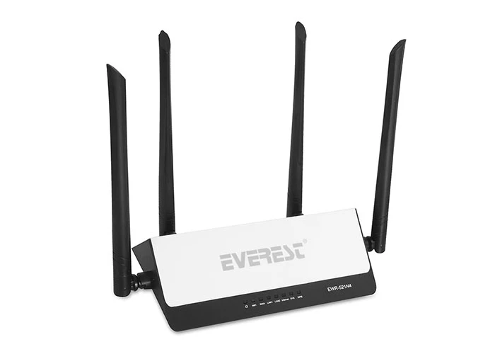 EVEREST EWR-521N4 SMART (APP CONTROL) 300 MBPS REPEATER+ACCESS POİNT+BRİDGE KABLOSUZ ROUTER