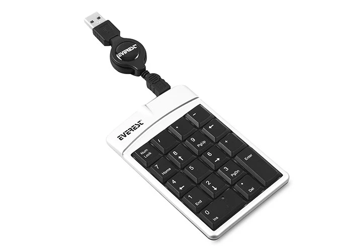 EVEREST KB-2017 GRİ/SİYAH USB NUMERİC STANDART KLAVYE