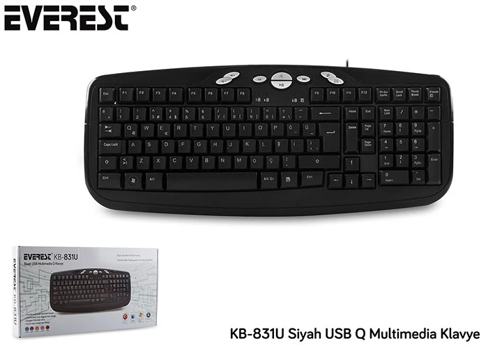 EVEREST KB-831U BUSINESS USB KLAVYE