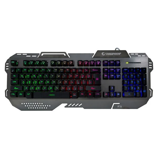 EVEREST RAMPAGE KB-R74 GÖKKUŞAĞI AYDINLATMALI USB GAMİNG Q MULTİMEDİA KLAVYE