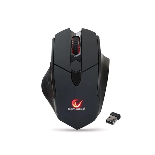 EVEREST RAMPAGE SMX-R12 HAWKER SİYAH 4800DPİ GAMİNG KABLOSUZ MOUSE