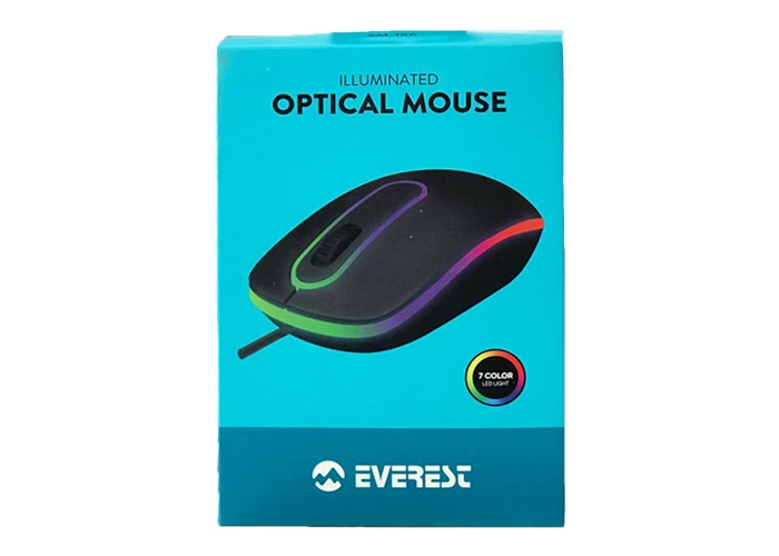 EVEREST SM-166 USB IŞIKLI OPTİK MOUSE
