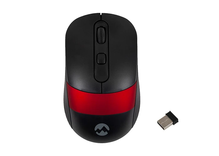 EVEREST SM-18 USB SİYAH/KIRMIZI 2.4GHZ OPTİK KABLOSUZ MOUSE