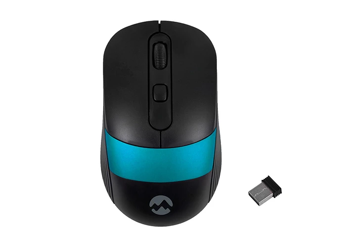 EVEREST SM-18 USB SİYAH/MAVİ 2.4GHZ OPTİK KABLOSUZ MOUSE