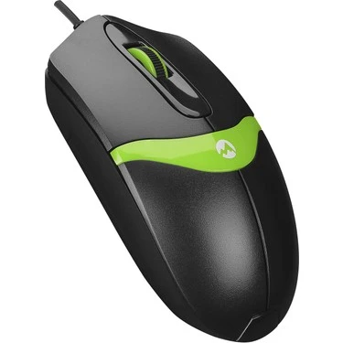 EVEREST SM-220 USB SİYAH/YEŞİL 1200DPİ 3D OPTİK KABLOLU MOUSE